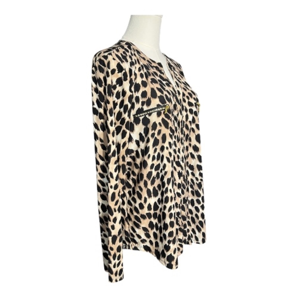 Banana Republic women’s long sleeve scoop neck tunic sweater in a rich purple hu - Picture 4 of 9